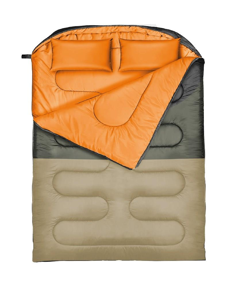 NURGAZ 0°/18° Uyku Tulumu Campout Çift Kişilik Yazlık