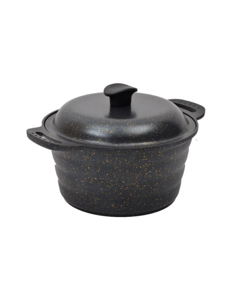 NURGAZ Granit Döküm Kamp Tenceresi 24 cm