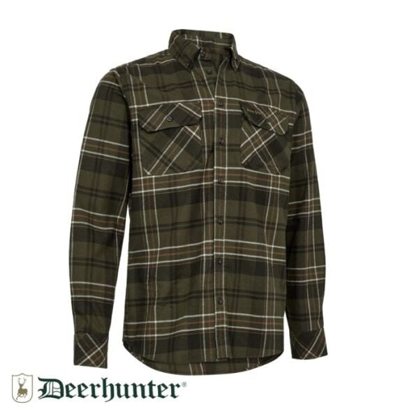 DEERHUNTER Yeşil Kareli Gömlek 41/42