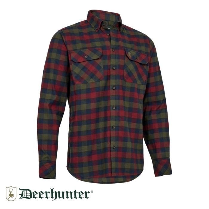 DEERHUNTER Cooper Kırmızı Kareli Gömlek 41/42