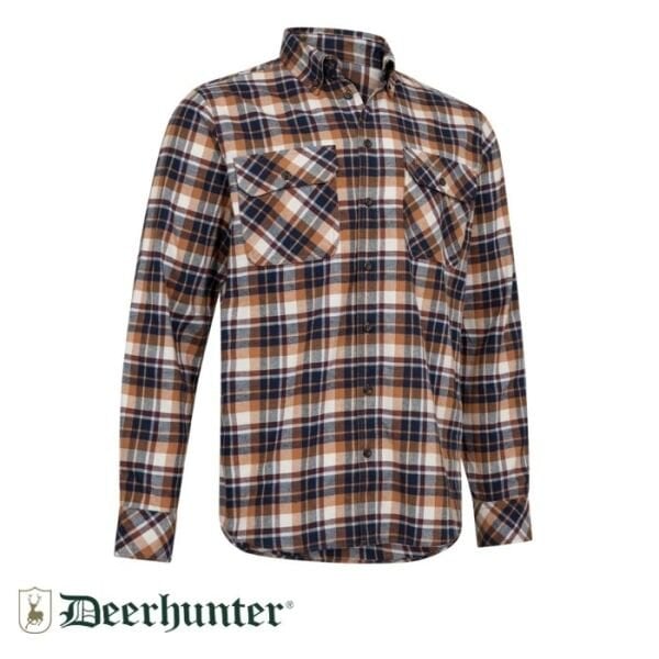DEERHUNTER Charles Kahverengi Kareli Gömlek 41/42