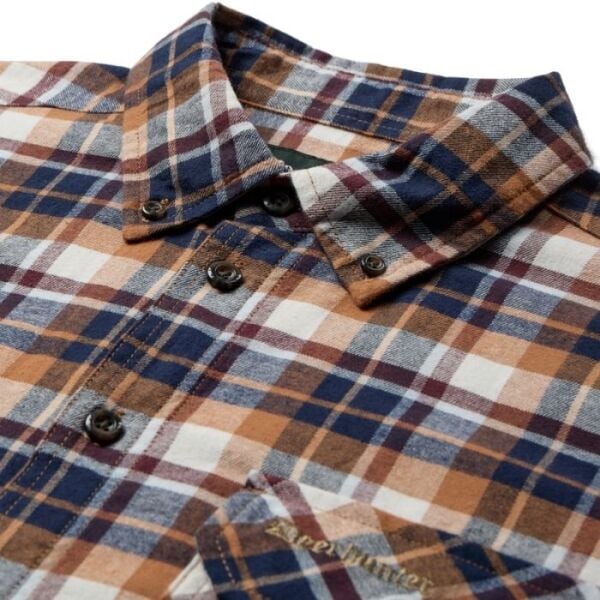 DEERHUNTER Charles Kahverengi Kareli Gömlek 41/42