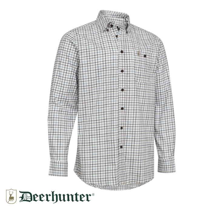 DEERHUNTER Gavin Mavi Kareli Gömlek 41/42