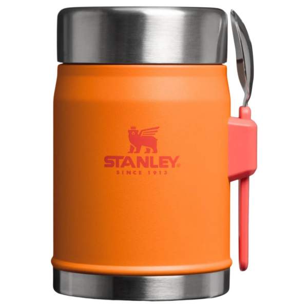 STANLEY The Legendary Food Jar + Spork 0.4L / 14oz Goldenrod Coral