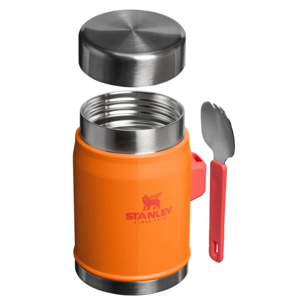STANLEY The Legendary Food Jar + Spork 0.4L / 14oz Goldenrod Coral