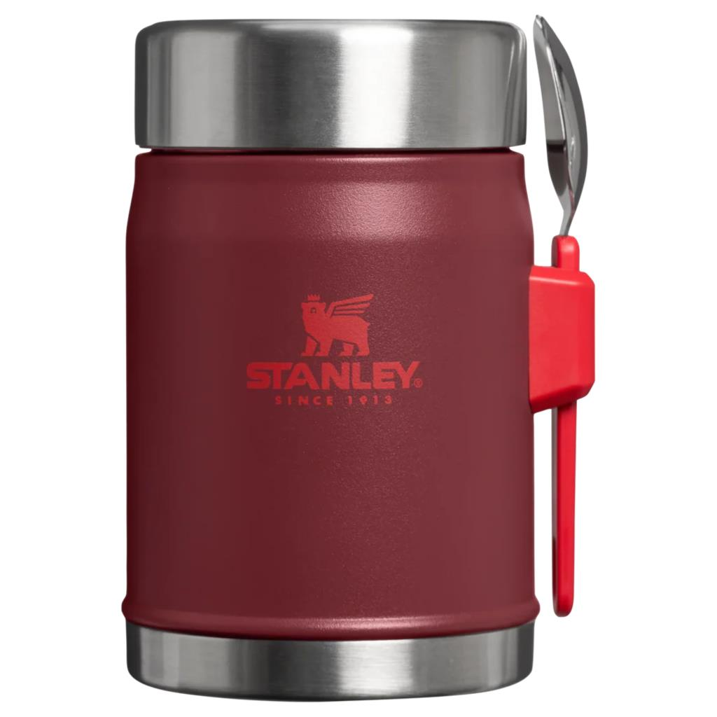 STANLEY The Legendary Food Jar + Spork 0.4L / 14oz Cranberry