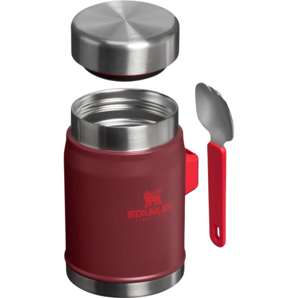 STANLEY The Legendary Food Jar + Spork 0.4L / 14oz Cranberry