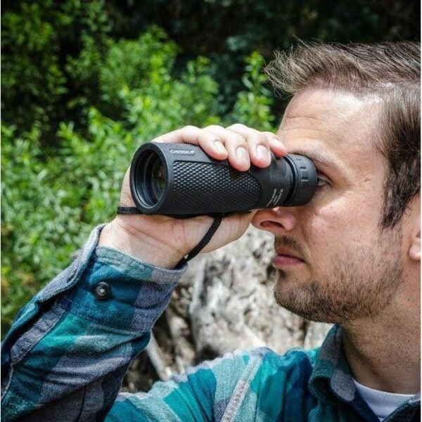 BARSKA BLACKHAWK MONOCULAR 10X40 BK7,GREEN LENS