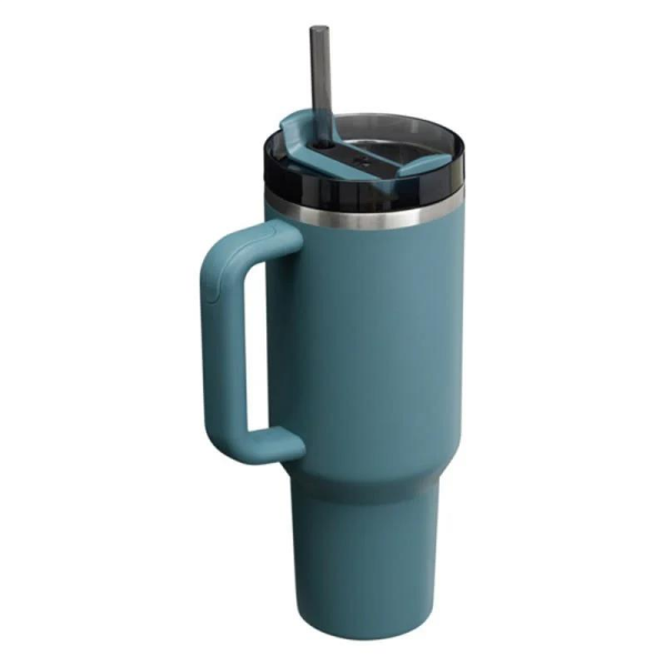 STANLEY Quencher Pipetli Termos Bardak 1.18 Lt Petrol Rengi