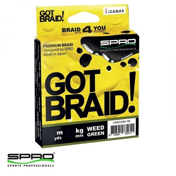 SPRO Braid Green 0,13mm 300m