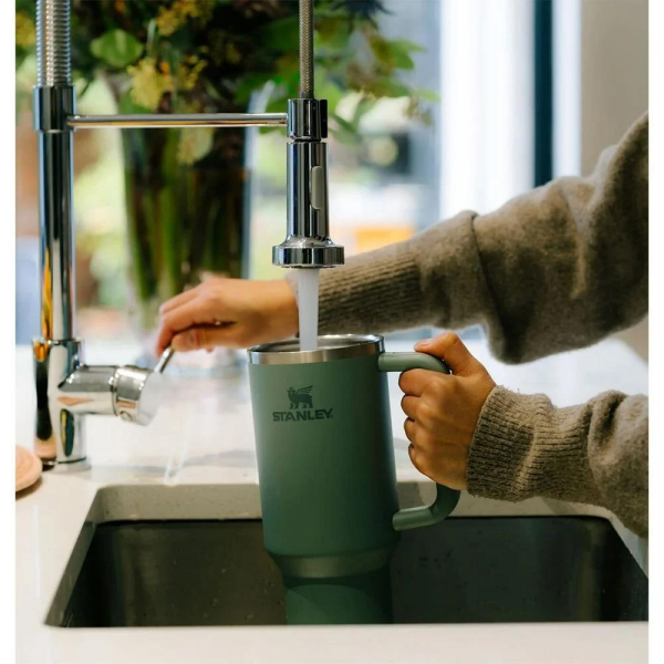 STANLEY Quencher Pipetli Termos Bardak 1.18 Lt Yeşil