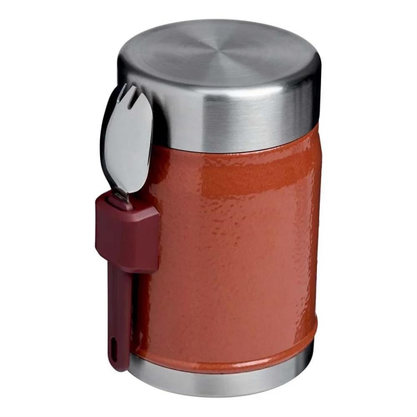 Stanley Klasik Paslanmaz Çelik Yemek Termosu Kaşıklı 0,40 LT Kil Rengi