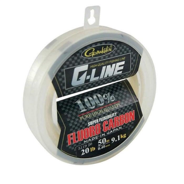 GAMAKATSU G Line F-Carbon iıgspool 0.95mm 50m 80lb