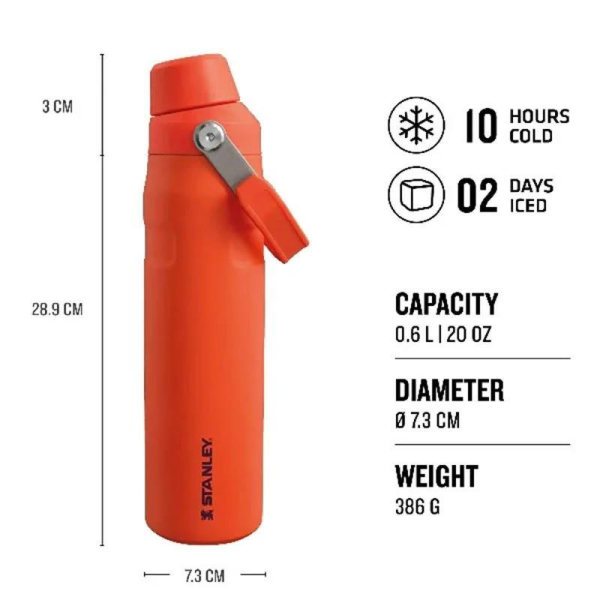 STANLEY The Aerolight IceFlow Soğuk Su Termosu 0,6 LT Turuncu