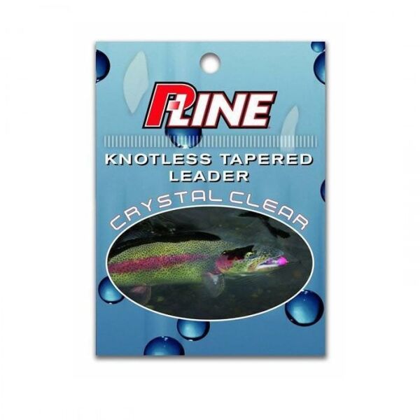 P-LINE Tapered Leader Clear Misina - 9'' 5X