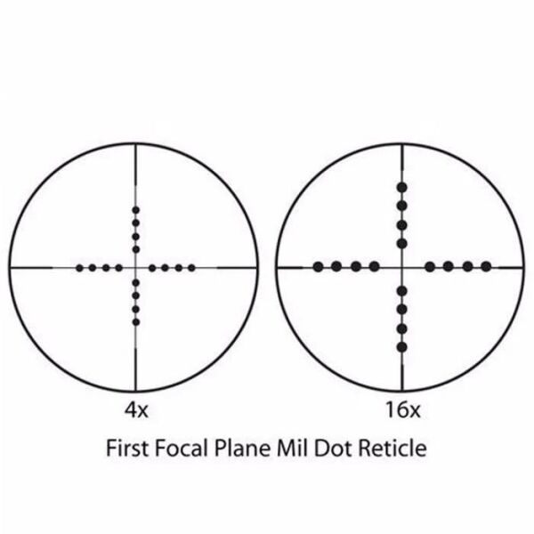 BARSKA BENCHMARK 4-16X50mm Mil-Dot Tüfek Dürbünü