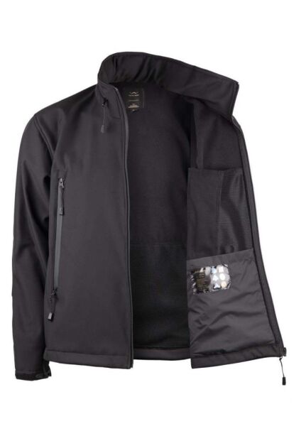 VAV Shell HT-04 Softshell Mont Siyah - XXL