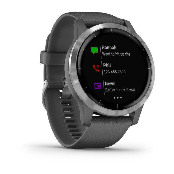 GARMIN Vivoactive 4 Gümüş Gri Akıllı Saat (Aktivite ve Takip Saati)