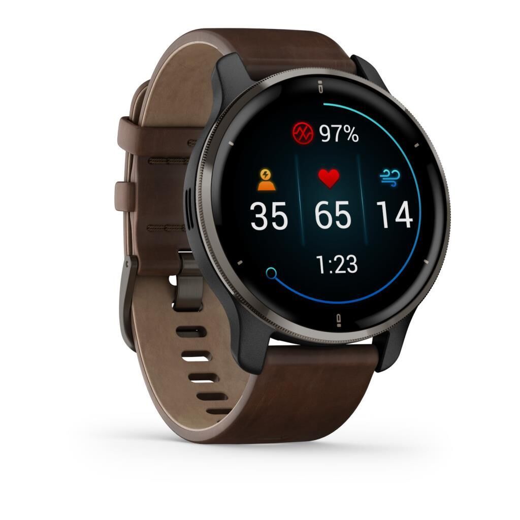 GARMIN Venü 2 Plus GPS Black + Slate Akıllı Saat