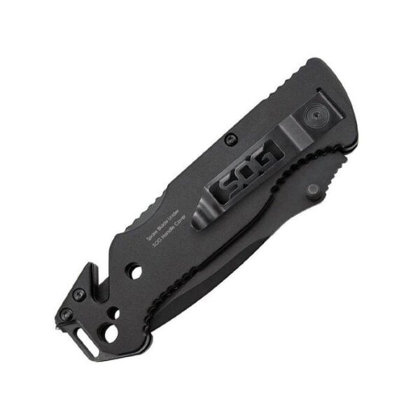SOG FF-25 ESCAPE - SİYAH TIRTIKLI ÇAKI