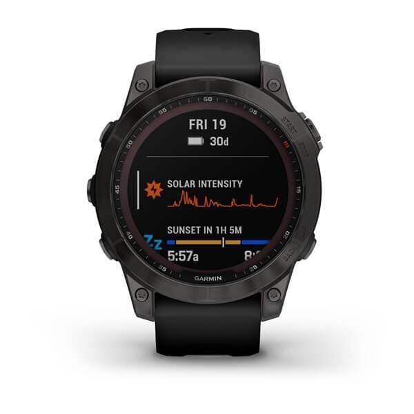 GARMIN Fenix 7 Sapph Solar Carbon Gray Akıllı Saat