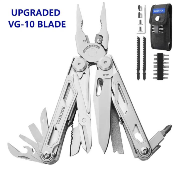 ROCKTOL 29 Fonksiyonlu Multitool Pense Kılıflı