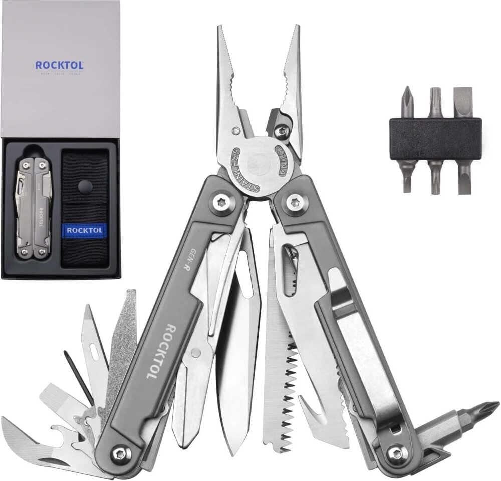 ROCKTOL 27 Fonksiyonlu Multitool Pense Kılıflı