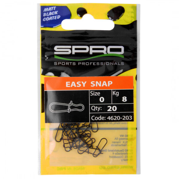 SPRO SPRO MATTE BLACK EASY SNAP Fırdöndü #0