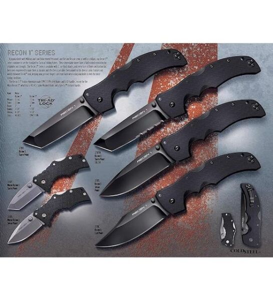COLD STEEL RECON 1 Half Serr Çakı