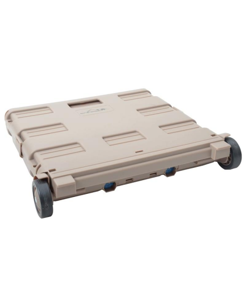 Nurgaz Katlanır Tekerlekli Kamp Kasası Kahverengi