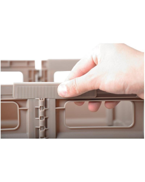 Nurgaz Katlanır Tekerlekli Kamp Kasası Kahverengi