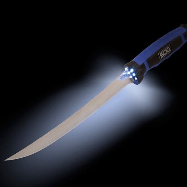 SOG BLT32K Bladelight 7,5 İnç Ledli Fileto Bıçağı