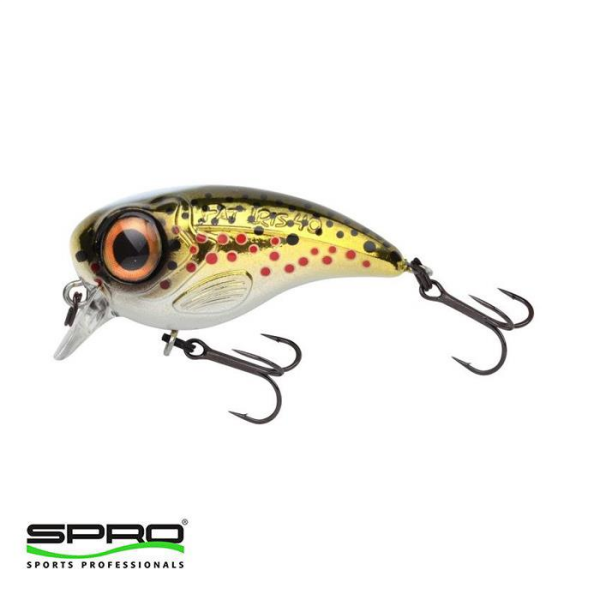 SPRO Fat Irıs 4CM 5,3G Brown Trout Sert Yem