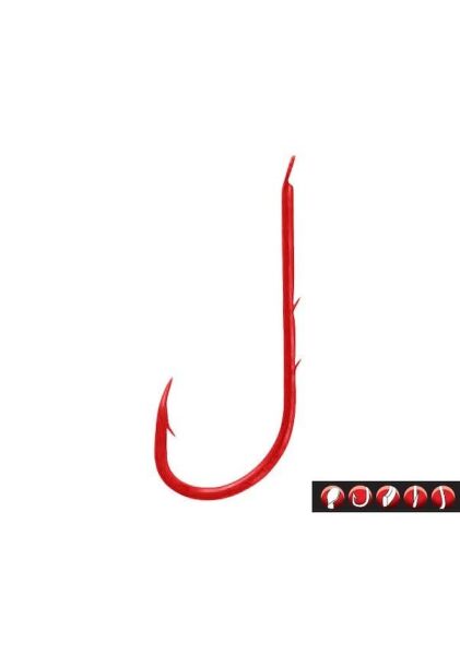 GAMAKATSU LS-5330R Kırmızı No:8 Olta İğnesi 1/9