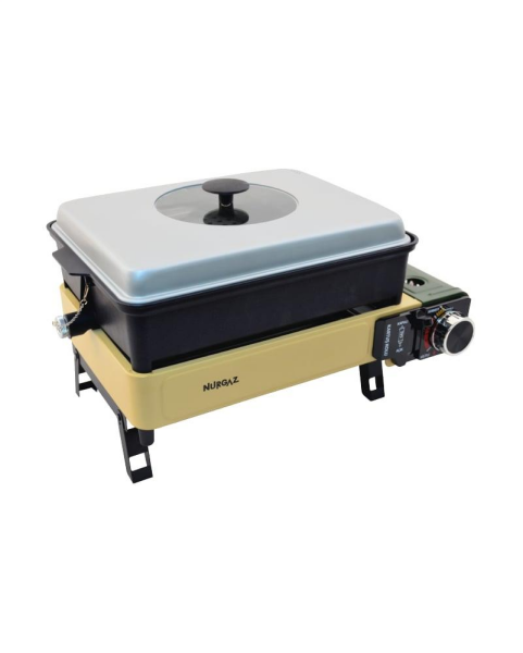 NURGAZ Portatif Gazlı Barbekü ve Pişirme Seti