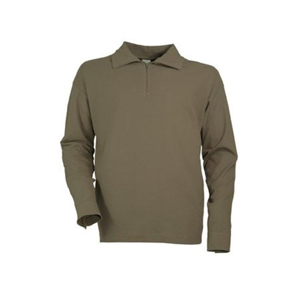 D.PERCUSSION Treesco Chemise F1 Coton Haki Polo Sweatshirt M