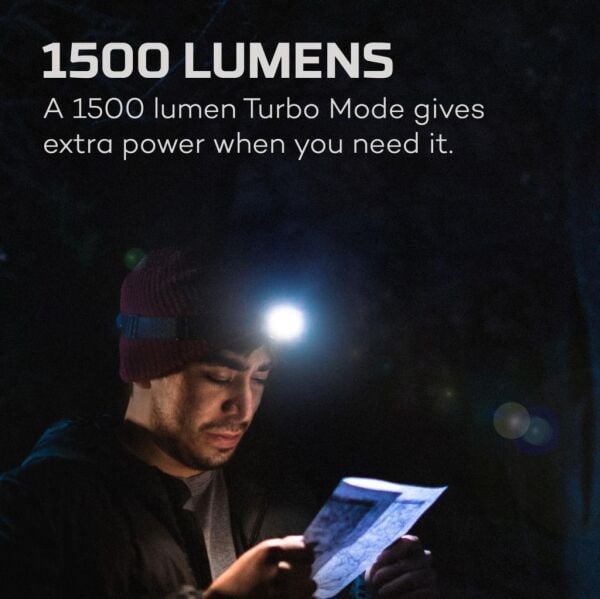 TRUE UTILITY  Nebo 0008 Einstein 1500 Lümen Kafa Feneri