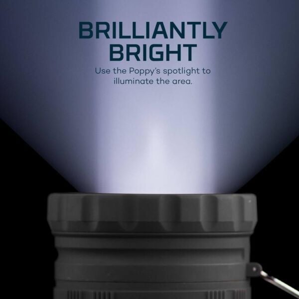 TRUE UTILITY  Nebo 6555 Poppy Lantern Siyah Fener