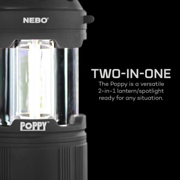 TRUE UTILITY  Nebo 6555 Poppy Lantern Siyah Fener