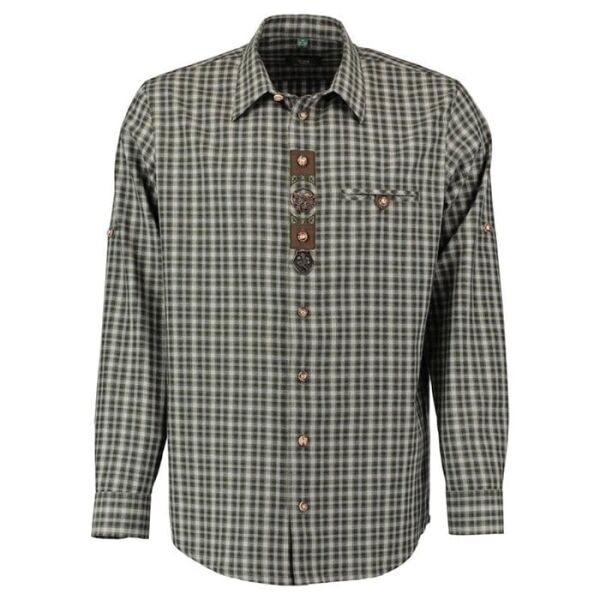 T. OS-Trachten Kareli Erkek Regular Fit Gömlek 45/46