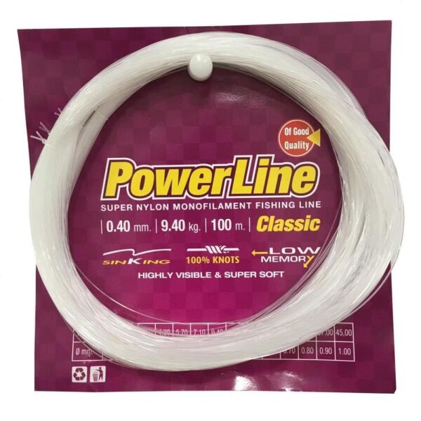 P-LINE Classic 100 m Poşet Misina Beyaz 0,40 mm