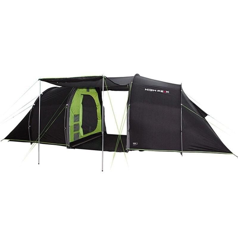 HIGH PEAK Tauris 6 Kişilik Kamp Aile Çadırı Siyah/Yeşil