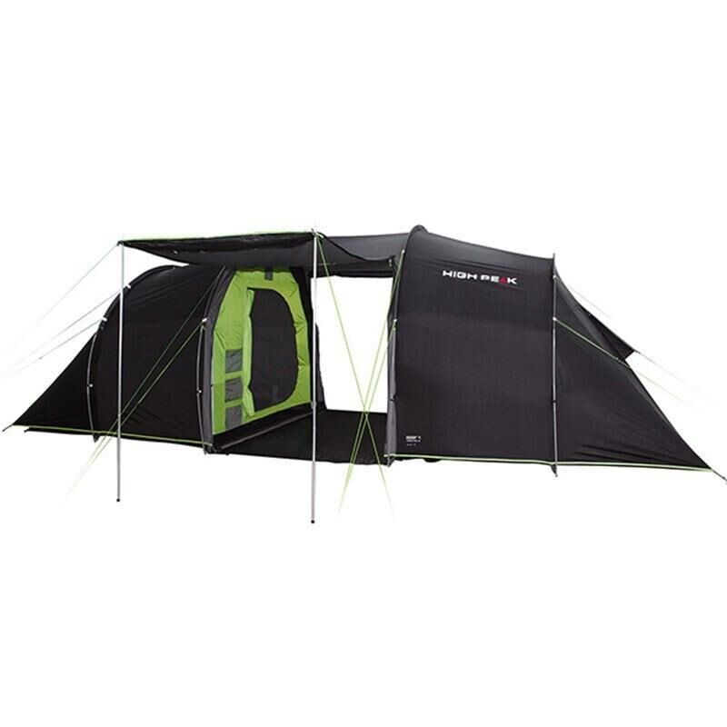 HIGH PEAK Tauris 6 Kişilik Kamp Aile Çadırı Siyah/Yeşil