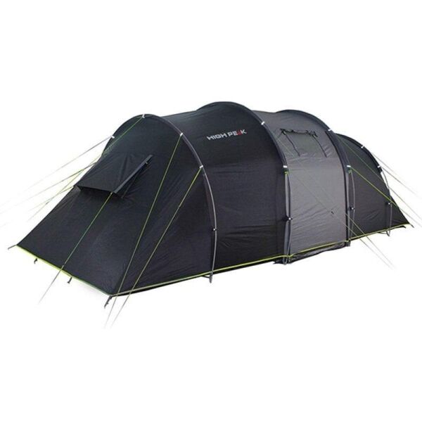 HIGH PEAK Tauris 6 Kişilik Kamp Aile Çadırı Siyah/Yeşil