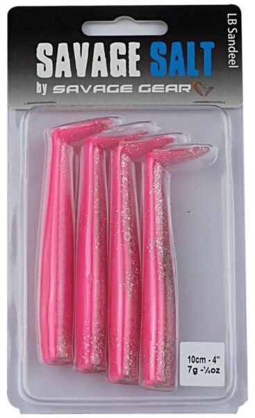 SAVAGE GEAR Sandeel 10cm 4 Adet 7g 43-Pınk Glıtter Suni Yem