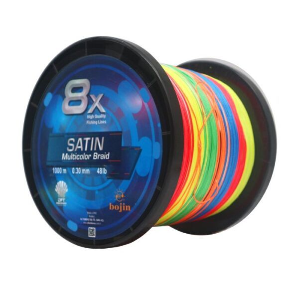 DFT Bojin 8X Satin M.Color İp Misina 0.30 mm 1000m