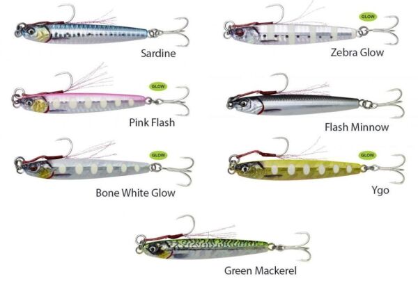 SAVAGE GEAR 3D Jig Minnow 20gr 7,5cm Suni Yem - Glow Zebra