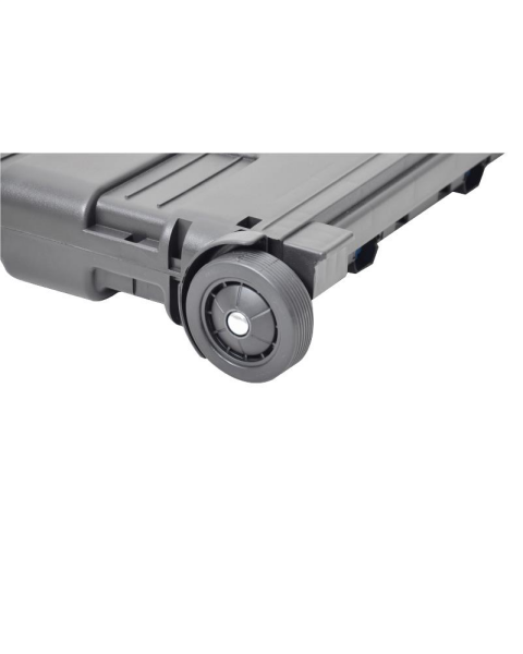 Nurgaz Katlanır Tekerlekli Kamp Kasası Siyah