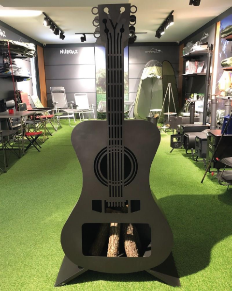 NURGAZ Gitar Bahçe Şömine