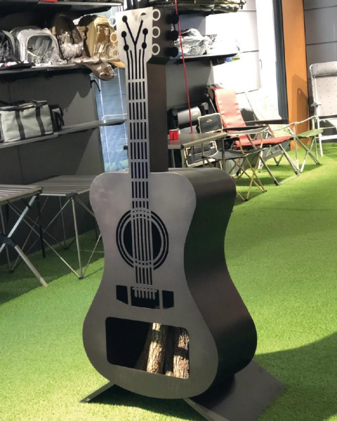 NURGAZ Gitar Bahçe Şömine